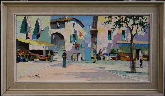 § Cecil Rochfort DOyly John (1906-1993) Cap Ferrat, near Nice and Cassis near St Tropez 14 x 28in.